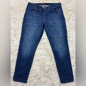 EUC KUT Kut from the Kloth Straight leg Dark Blue jeans size 14W short